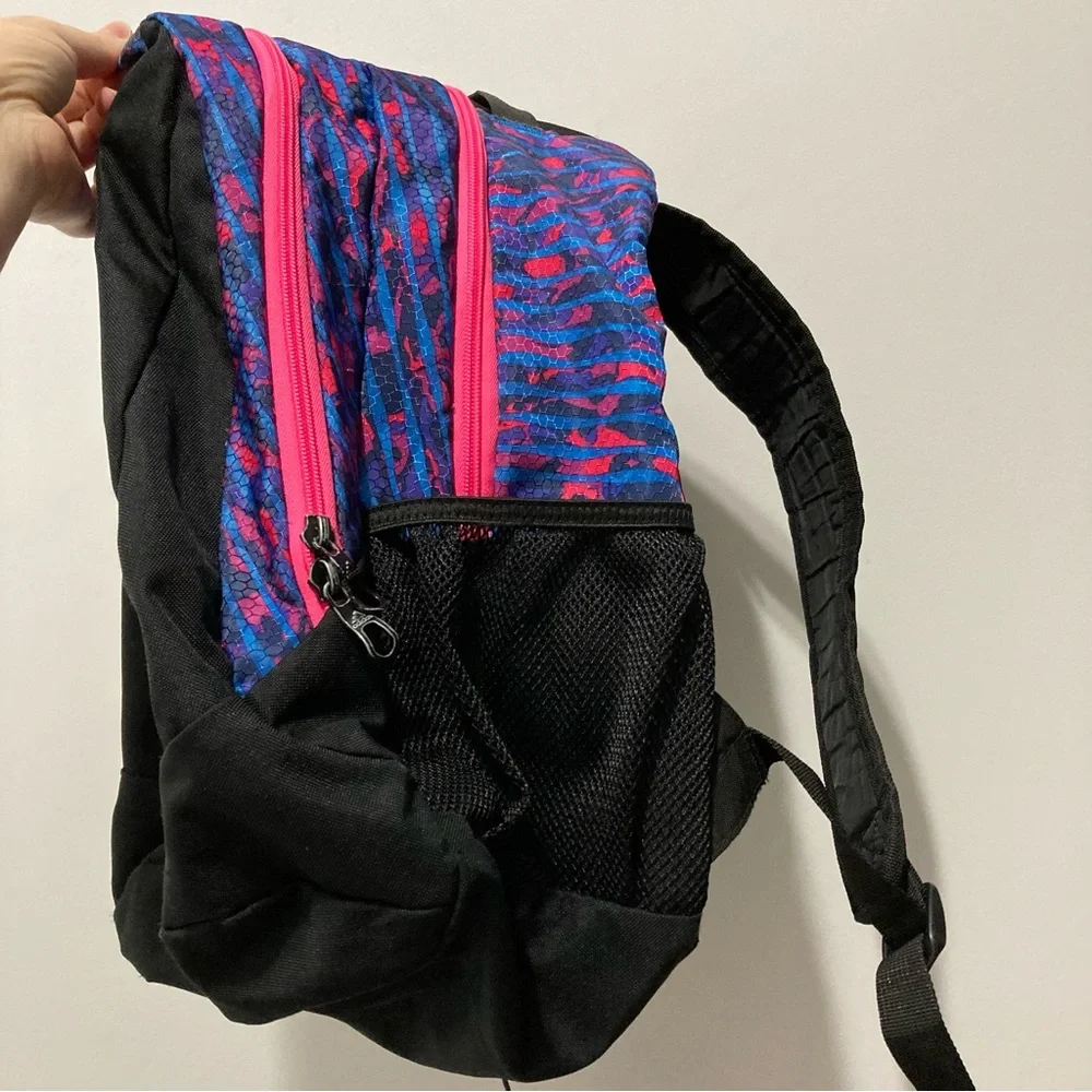 Adidas Deluxe Black/Blue/Hot Pink Backpack